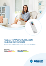 Becker Gesamtkatalog Rollladen und Sonnenschutz 2021 60.65 MB