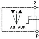 WTS - Standard - Schlüssel-Schalter AB = Tastend / AUF = Rastend, AP ,Wassergeschützt - Schutzart IP 54