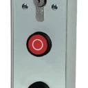 WTS - Standard - Schlüsseltaster mit 1 Tast-Kontakt mit Schlüssel : AUF Drucktasten: STOP - AB , AP ,Wassergeschützt - Schutzart IP 54