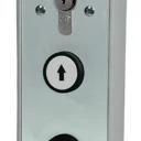 WTS - Standard - Schlüsselschalter mit 1 Rast-Kontakt : Schlüssel : AUS/EIN  Drucktasten: AUF - AB  , AP ,Wassergeschützt - Schutzart IP 54