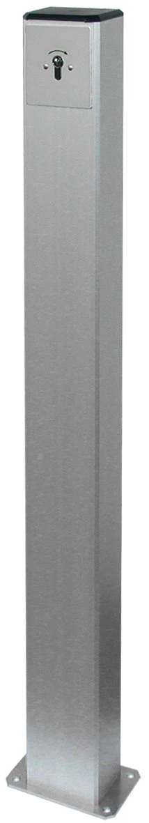 WTS - Alu-Standsäulen mit Schlüssel-Taster Aluminium-Strangpressprofil,Typ: GSL