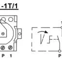 WTS - Einbau/Krallen - Schlüsseltaster mit 1 Tast-Kontakt, 1-polig IMPULS, UP ,Wassergeschützt - Schutzart IP 54
