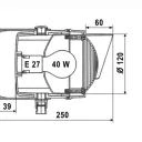 WTS -Doppel-Ampel-Set ROT/GRÜN mit Montagebügel und 2 Glühlampen 40W