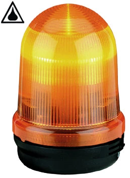 WTS - Blinkleuchte 230V, gelb , Kunststoffgehäuse, wassergeschützt - Schutzart IP 65
