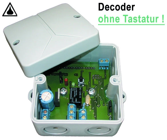 WTS - Decoder CS-90 ohne Tastatur (mit bis zu 90 Passiercodes), 1 Ausgang für 1 Tor (Impuls)