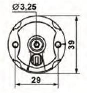 WTS Rohrmotor Serie AM2 Mini mit mechanischer Endabschaltung für Wickelwellen  Ø 35 mm