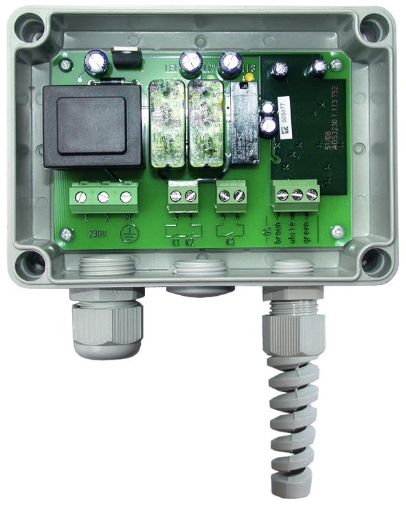 WITT 230V AC Auswerter für 1 x SIGNAL-Schaltleiste oder 1 x Einzugslichtschranke