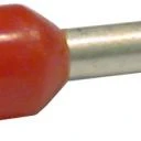   WTS - Aderendhülsen 1,0 mm², isoliert, rot, Kupfer verzinnt