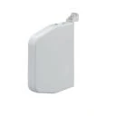 Mini-Aufschraubgurtwickler weiß, 7 m Gurtaufnahme, ohne Gurt, schwenkbar, aufklappbar, 22 mm breit