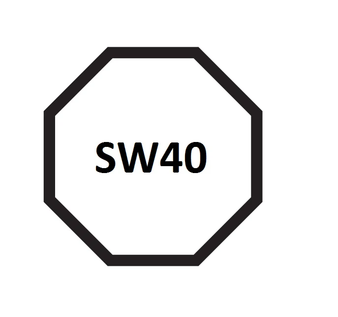 Mini-Gurtscheibe 135mm SW 40,  8-Kant zum Aufstecken auf Walzenkapseln mit runder Aufnahme