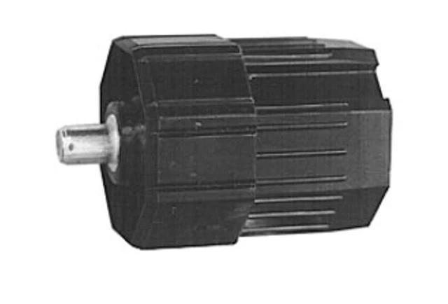 Kunststoffwalzenkapsel SW 60 8-Kant, kurze Ausführung, mit Stahlzapfen 12 mm