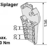 WTS - Neubau- Fertigkastenlager AM2-L020 für AM2 und AE2 Rohrantriebe Max 30Nm