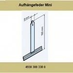 Becker - Aufhängefeder Mini Siral Für Rollladenpanzer mit Mini-Profil,