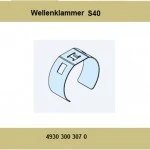Becker - Wellenklammer S40 Zum Aufklipsen auf die SW40 Achtkantwelle Für Aufhängefedern