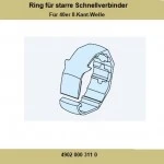 Befestigungs- Ring für starre Schnellverbinder Für 40er 8-Kant-Welle 