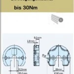 Anschlussteil - Sternadapter ohne Befestigungsmaterial aus Kunststoff - für Becker Rohrmotoren R7 bis R40