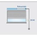 Becker - Centronic  EasyControl EC42 Schalter / Taster - Als Rastschalter oder Taster verwendbar