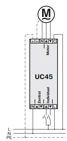 Becker - Centronic UnitControl UC45 - Einzel- und Gruppensteuergerät für Schaltschrankmontage