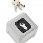 Becker - Universal Schlüsselschalter Taster, Aufputz ,gleichschließend