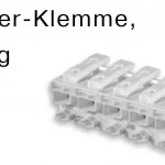 Becker - Drücker-Klemme, 5-polig  , zum anschlissen eines mechanischen oder  elektronischer Antrieb