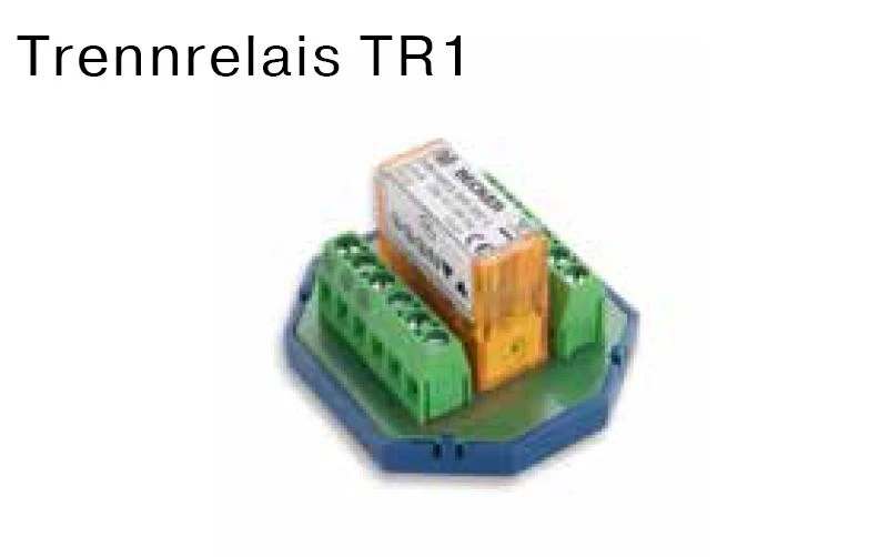 Becker - Trennrelais TR1, Zum Parallelschalten mehrerer Antriebe mit mechanischer Endabschaltung
