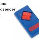 Becker - 1-Kanal Handsender Maxi , 1-Kanal 40 MHz Maxi-Handsender, Batterie 9 V (Blockbatterie)