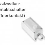Becker - Druckwellen- Kontaktschalter - Öffnerkontakt , DW-Kontaktschalter- Öffnerkontakt ink IP65 Kunstoffgehäuse