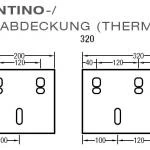 Dübelabdeckung-Thermax für Lewens  Trentino  Gelenkarmmarkise