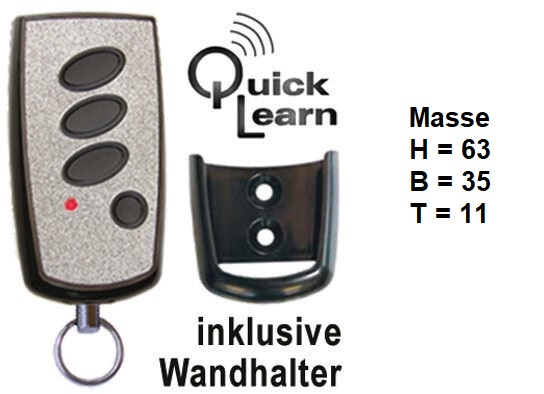 WTS - S8Q-4K Mini Q Handsender, 4-Kanal, Serie FE 868 MHz