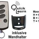 WTS - S8Q-4K Mini Q Handsender, 4-Kanal, Serie FE 868 MHz