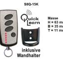 WTS - S8Q-15K Mini Q Handsender, 15-Kanal, Serie FE 868,3 MHz
