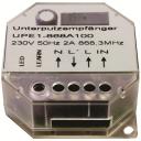 WTS - Mini Funk-Empfänger 1-Kanal Licht : 868,30 MHz., Unterputz, schaltet alle 230V / 50Hz Verbraucher im Haus per Funk