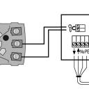 WTS - Universal - Schlüsselschalter Set Alugehäuse, UP Wassergeschützt - Schutzart IP 54