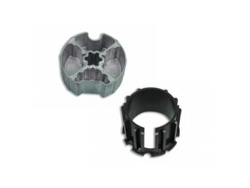 Adapterset für Nutwelle DW78N 1,5mm Mittelversatz , für Rohrmotore Becker Baureihe L