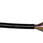 Anschlusskabel, 5-adrig, schwarz, für Lichtschranken mit Klemmraum, 5 x 0,25 qmm, feindrähtige Litze, LiYY