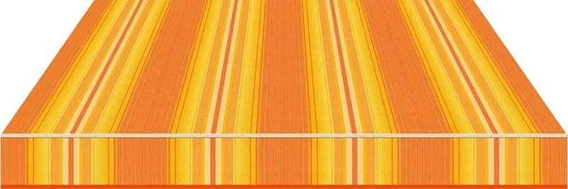 Markisentuch Multistreifen ,Sole - Gelb/Orange UPF 50+, Polyester, Stoff-Nr. 18052
