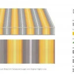 Markisentuch Multistreifen ,Sole - Gelb/Orange UPF 50+,Acryl 1, Stoff-Nr. 11311