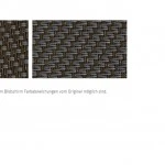 Markisentuch Screen-Gewebe, Granit - Grau / Caffe - Braun, Transparenz 3 Prozent, Stoff-Nr. 71308
