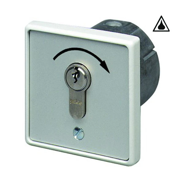 Miniatur - Schlüsseltaster Typ: MR1-1T mit 1 Tast-Kontakt (Impuls) IP 54