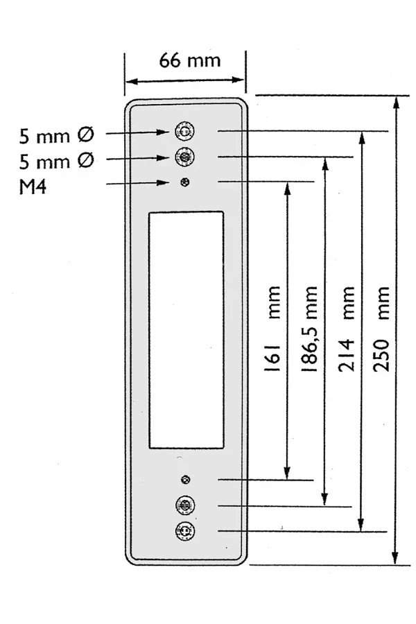 Zwischenplatte für Rollmat Plus G/S, für übergroße Gurtwickler-Kästen