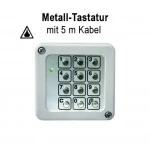 WTS - CS-MT Tastatur mit Metall-Tastenfeld (vandalismusgeschützt) (Tastaturen nur geeignet für Code-Schloss CS-90)