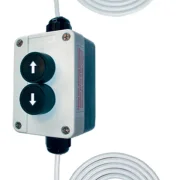 WTS - Einstell-Garnitur Aufputz, für elektronische Rohrmotore , ohne elektrischer Verriegelung, mit 2 Drucktasten IP 65