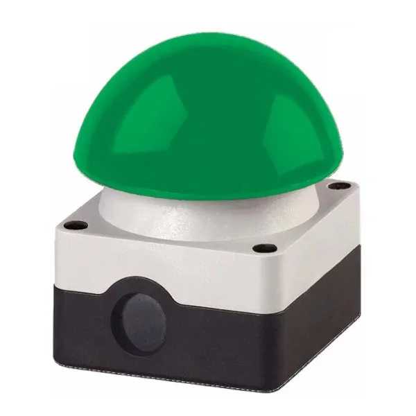 WTS - Grobhand-Pilztaster, Pilz 94 mm grün, tastend, Kontakte: 1S + 1Ö Wassergeschützt - IP 65