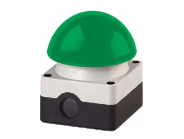 WTS - Grobhand-Pilztaster, Pilz 94 mm grün, tastend, Kontakte: 1S + 1Ö Wassergeschützt - IP 65
