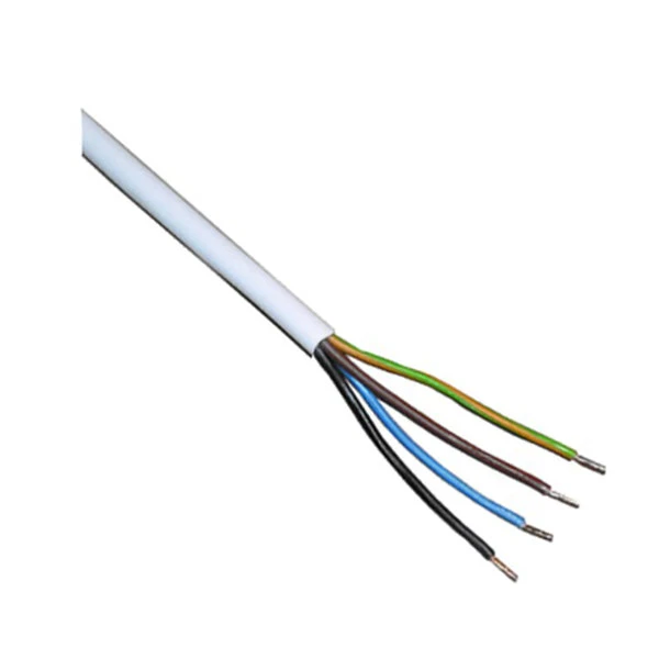 Kabel 4-adrig, 4 x 0,75 qmm, weiss, Typ H03VV-F4G0,75, 50 m Rolle