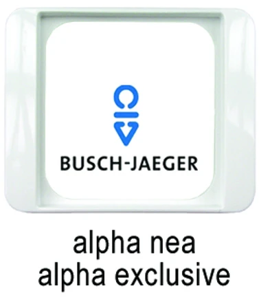 Zwischenrahmen Busch-Jaeger ZR-BJ-02 nach DIN 49075 zur Montage in die gängigen -Schalterprogramme.