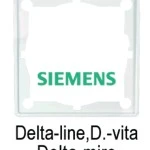 Zwischenrahmen Siemens  ZR-S-02 nach DIN 49075 zur Montage in die gängigen -Schalterprogramme.